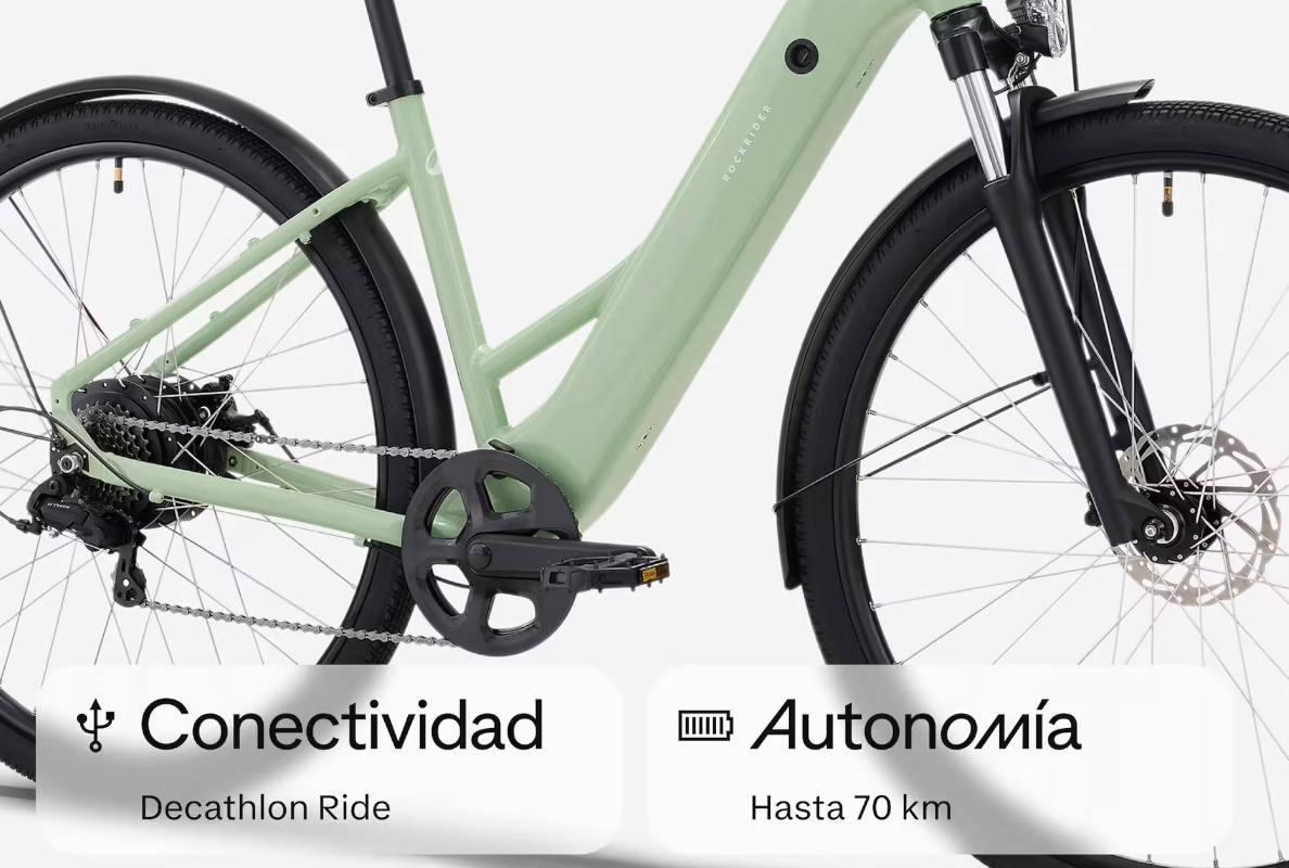 Rockrider E-ACTV 100. Imagen: Decathlon