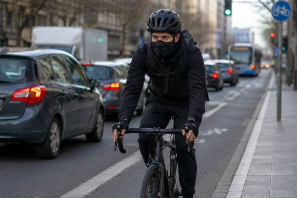 Salir en bicicleta por la ciudad: cómo evitar los problemas que causa la contaminación