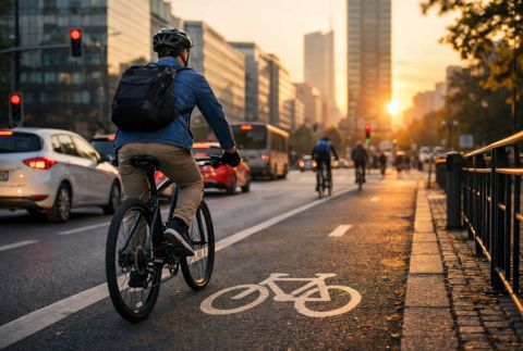 Ciclismo urbano y salud: lo que cambia cuando el trayecto al trabajo se hace sobre dos ruedas