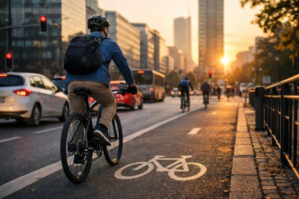 Ciclismo urbano y salud: lo que cambia cuando el trayecto al trabajo se hace sobre dos ruedas