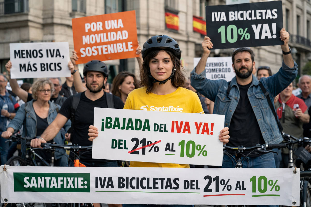 Petición de rebaja del IVA de las bicicletas. Imagen: TodoMountainBike