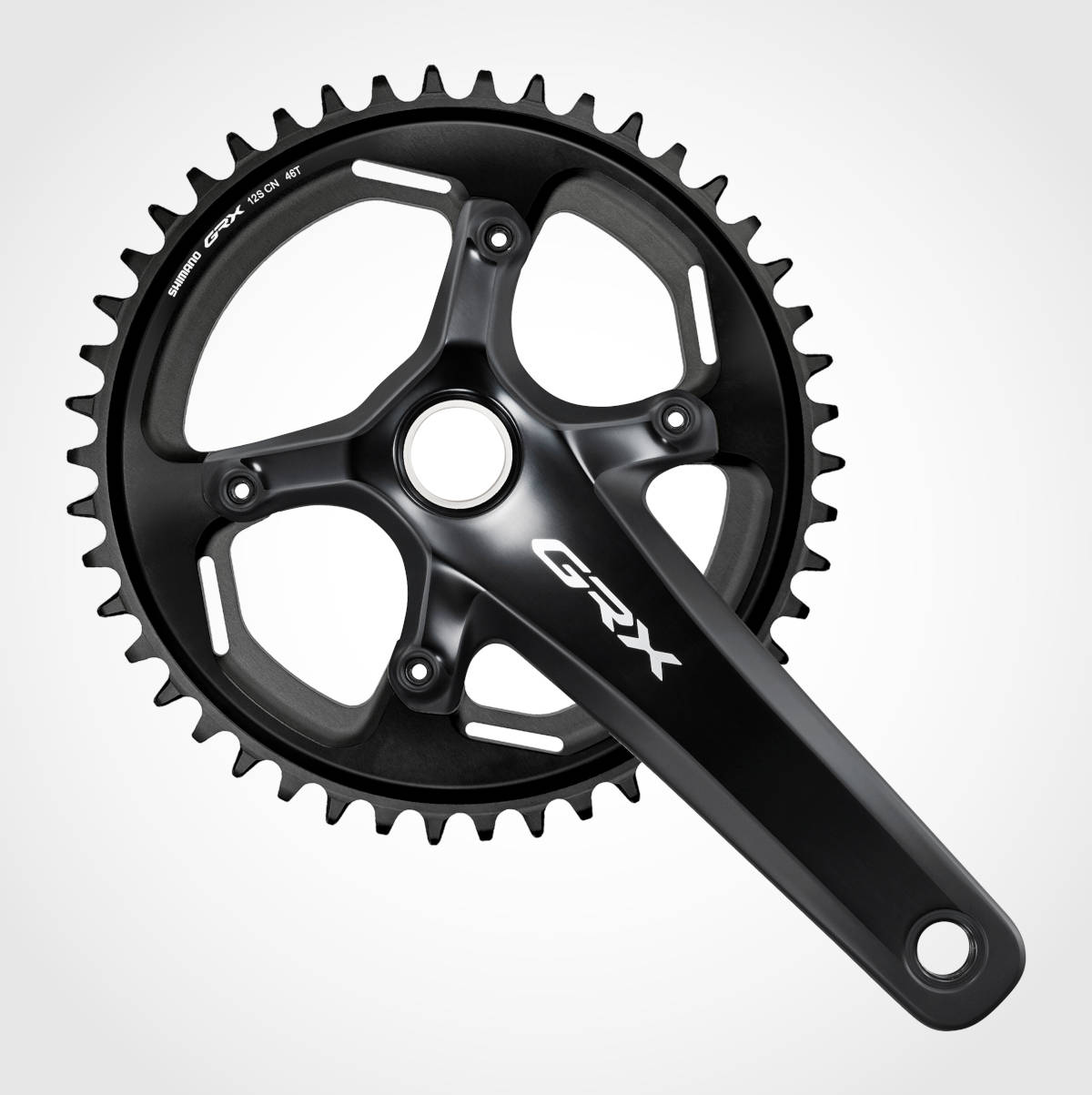 Bielas del grupo GRX. Imagen: Shimano