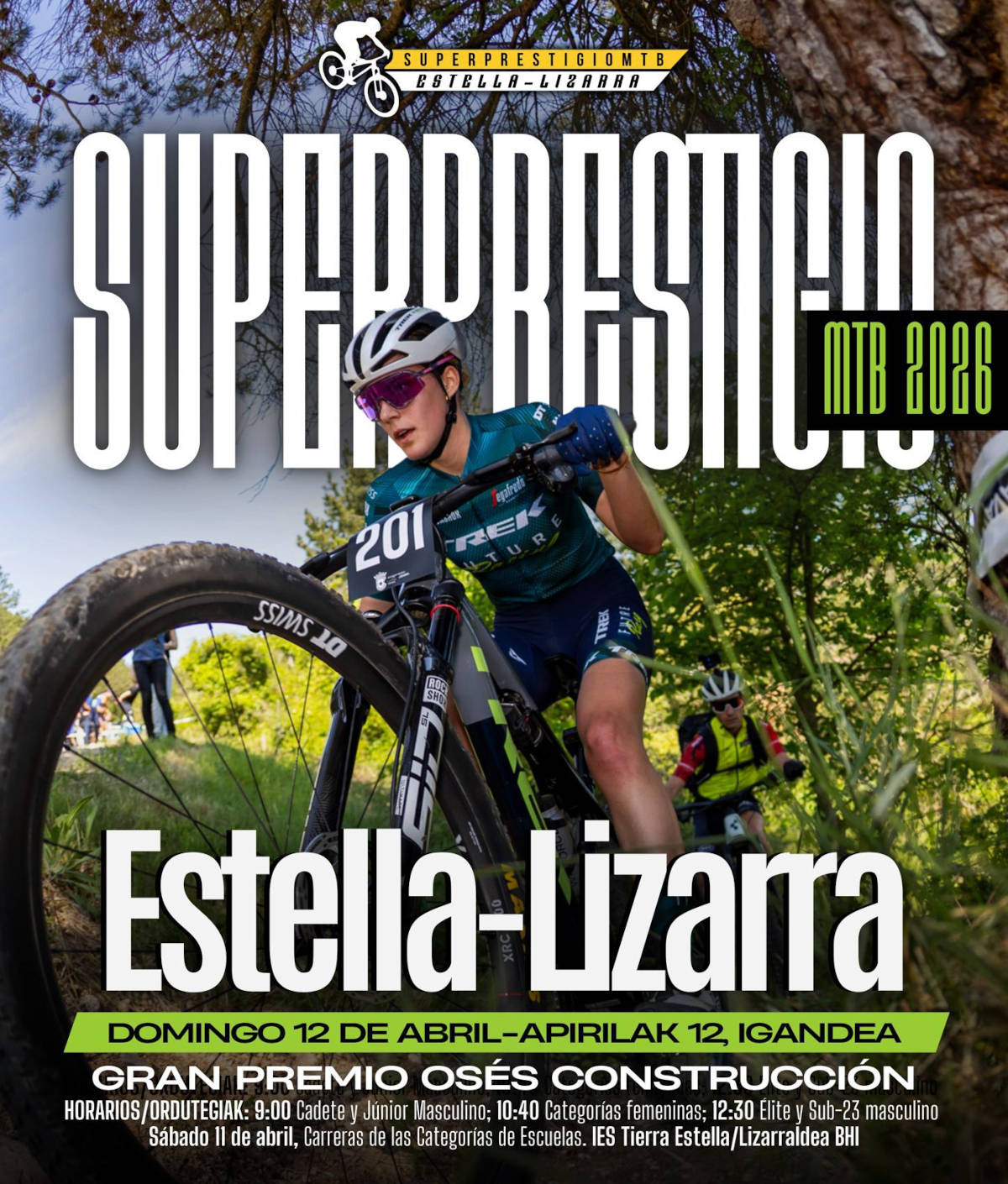 Estella-Lizarra prepara un Superprestigio MTB con ritmo de Copa del Mundo