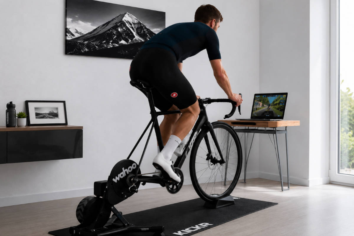 Entrenamiento en casa con bicicleta. Imagen: TodoMountainBike