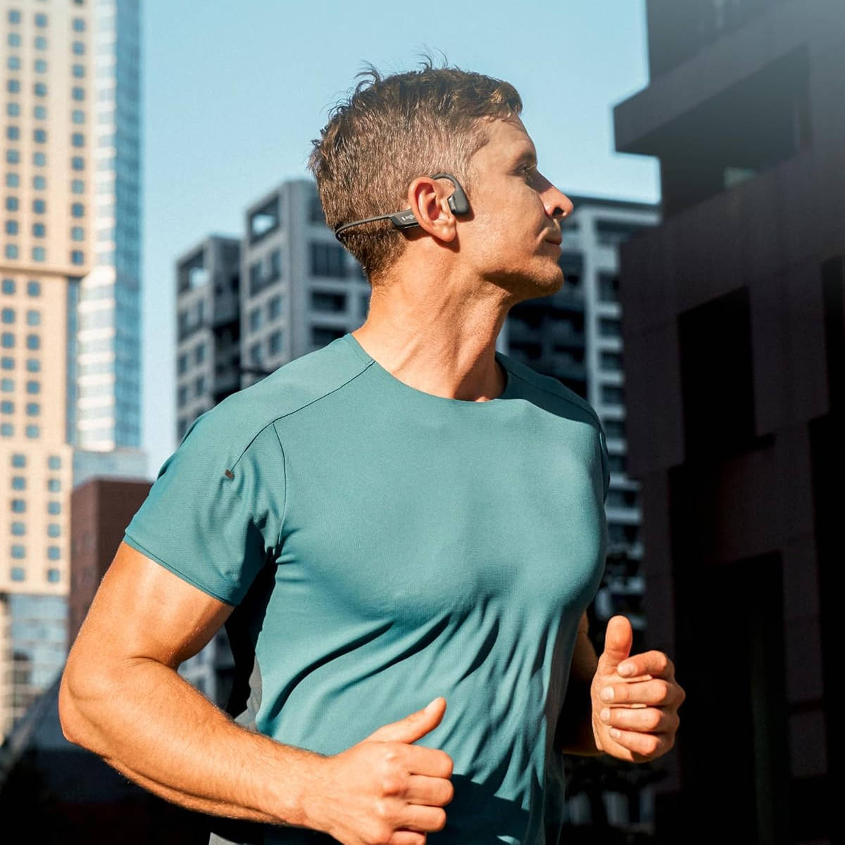 Auriculares de conducción ósea. Imagen: Shokz