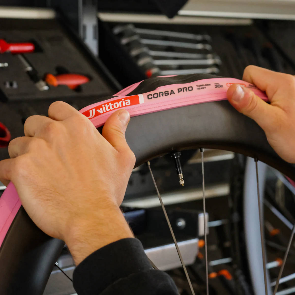 Vittoria Corsa PRO Pink. Imagen: Vittoria