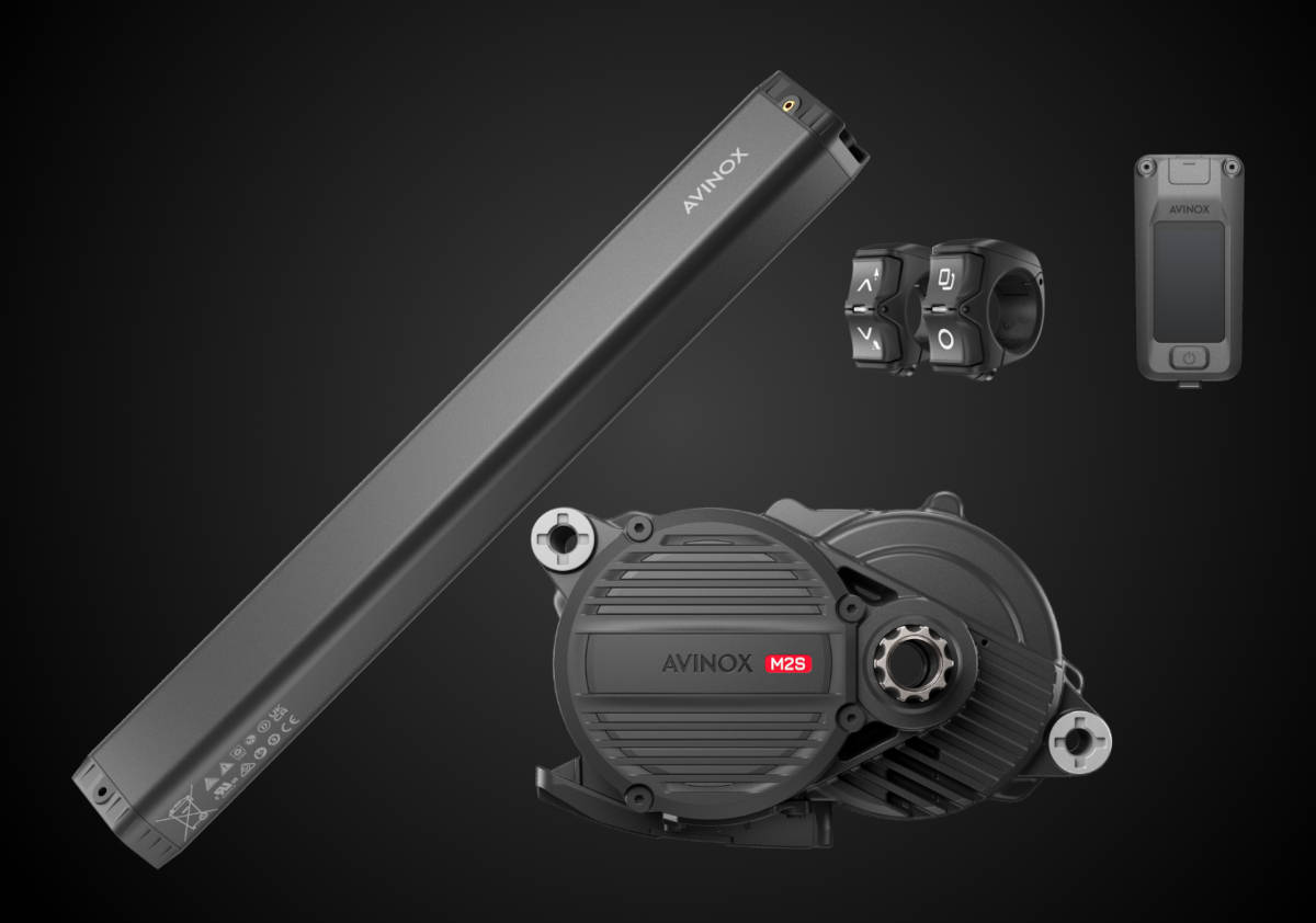 Sistema eléctrico Avinox M2S. Imagen: Whistle Bikes